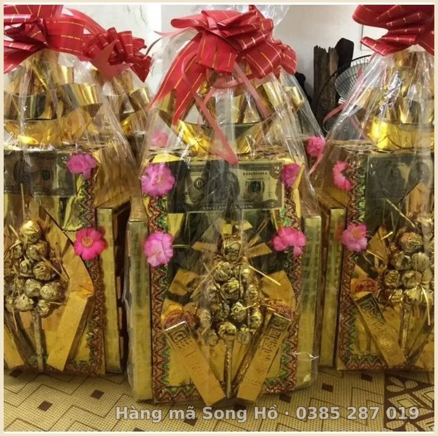 Vàng Hoa Đại Vàng Mã Mầu Vàng( Vàng thờ hàng mã)