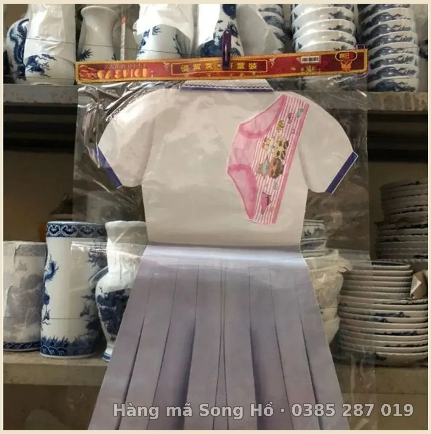 Váy kèm đồ lót vàng mã 3d cho bé gái(mầu ngẫu nhiên)
