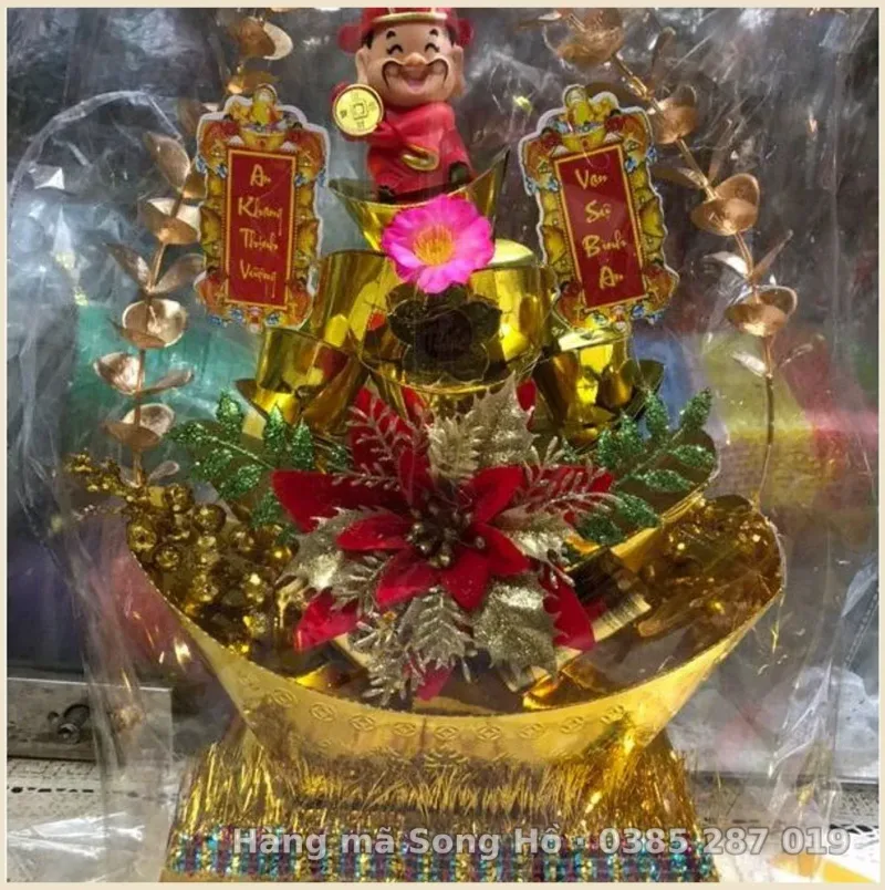 Cây vàng đại phát lộc mẫu nhỏ cao nhất 30cm.