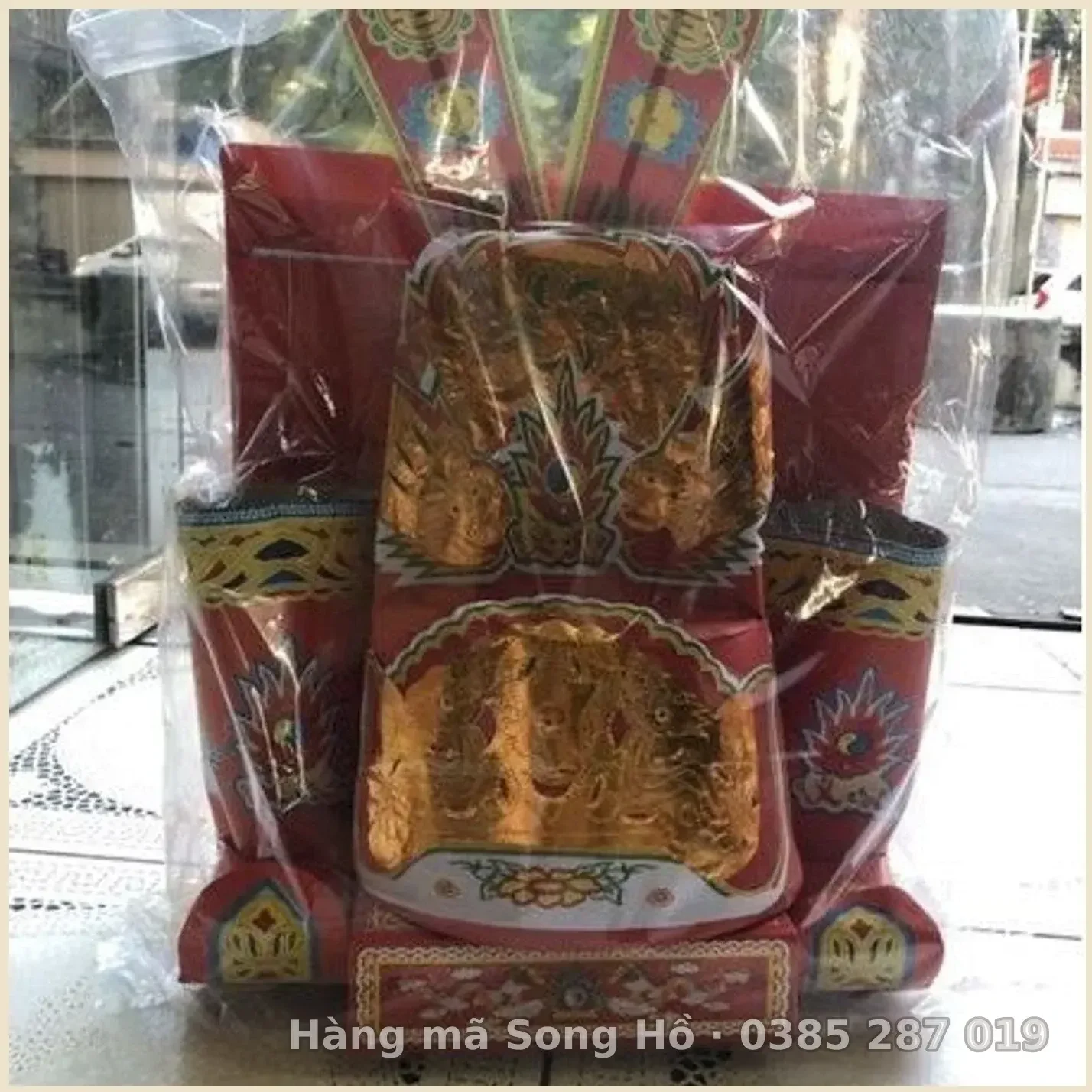 Bộ Vàng Mã Quan Thần Linh( quần áo ,mũ hài quan thần linh)