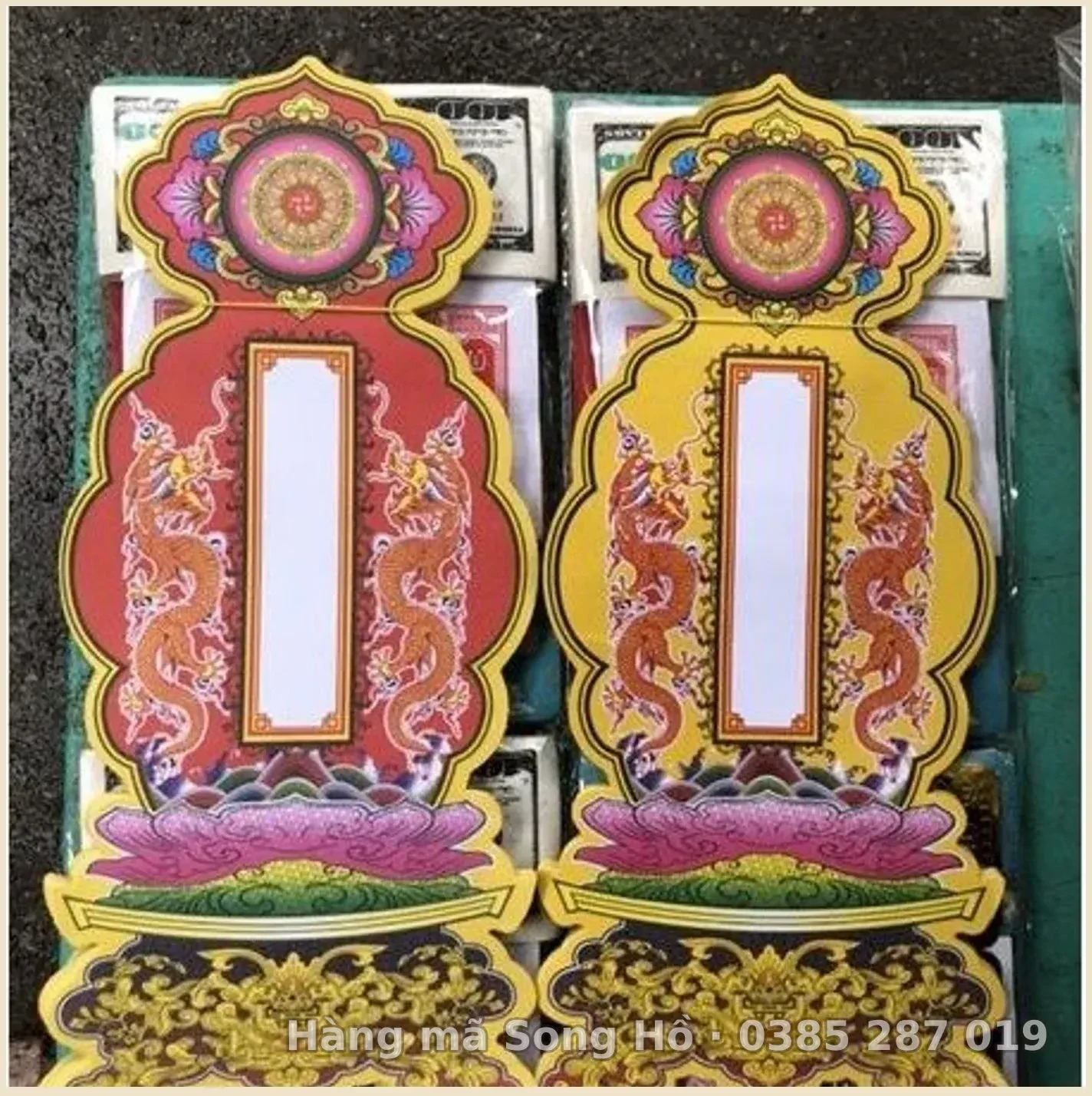 5 Bài vị cúng sao giải hạn vàng mã