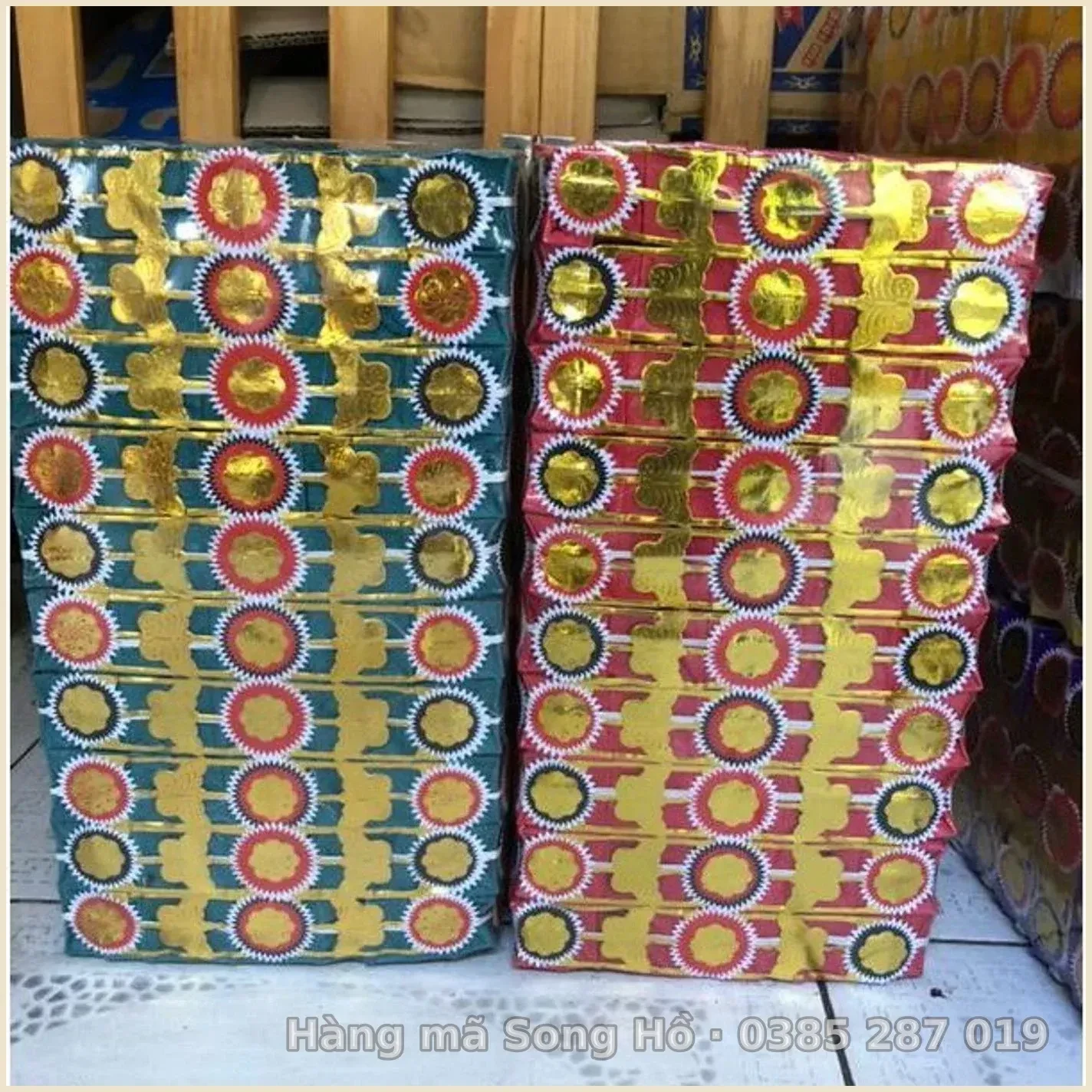 Vàng trung (vàng set) viên nhỏ đủ 1000 viên(31x14x14cm)