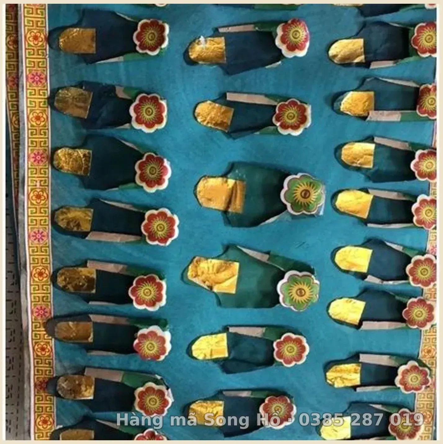 Bộ Áo,Hài Cúng 12 Bà Mụ Vàng Mã (Bộ Áo,Hài Cúng 13 Bà Mụ)