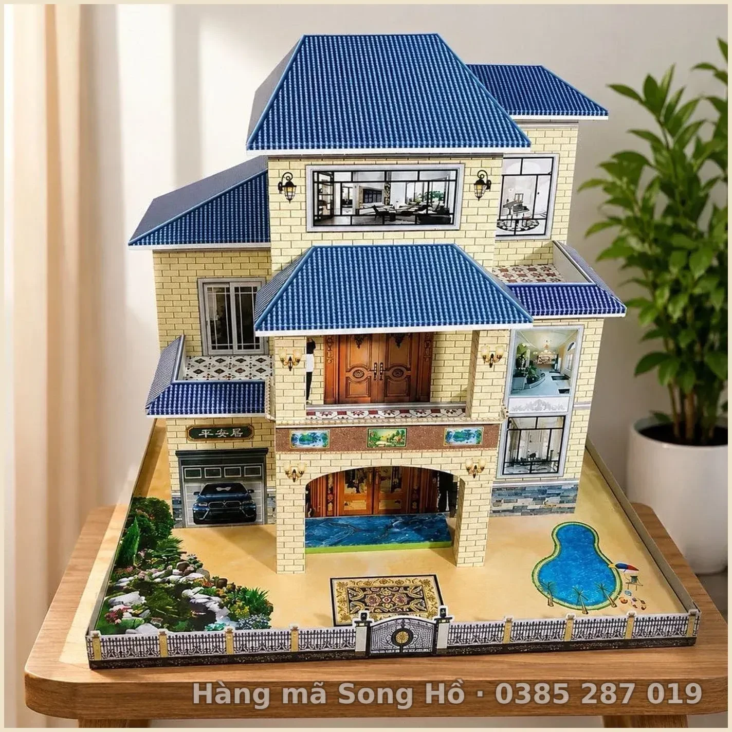 Nhà Tầng vàng mã các loại(nhà giấy hàng mã)