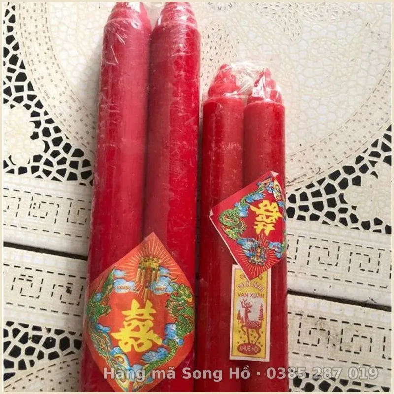 Nến Cây Đại (cao 22cm chu vi 3cm / cao 29 chu vi 4 giá 1 đôi)
