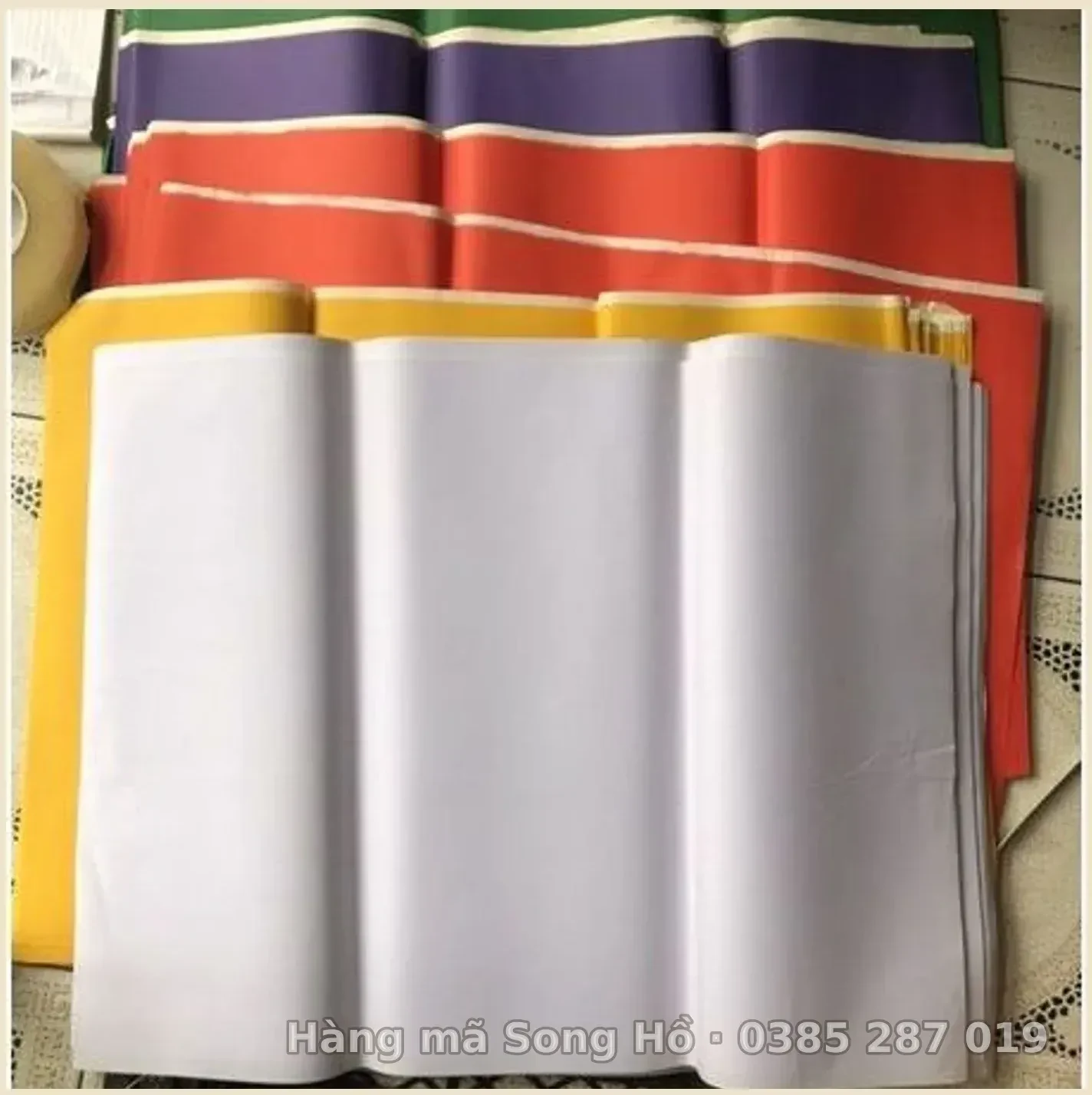Combo 100 tờ giấy mầu khổ 50x70 cm