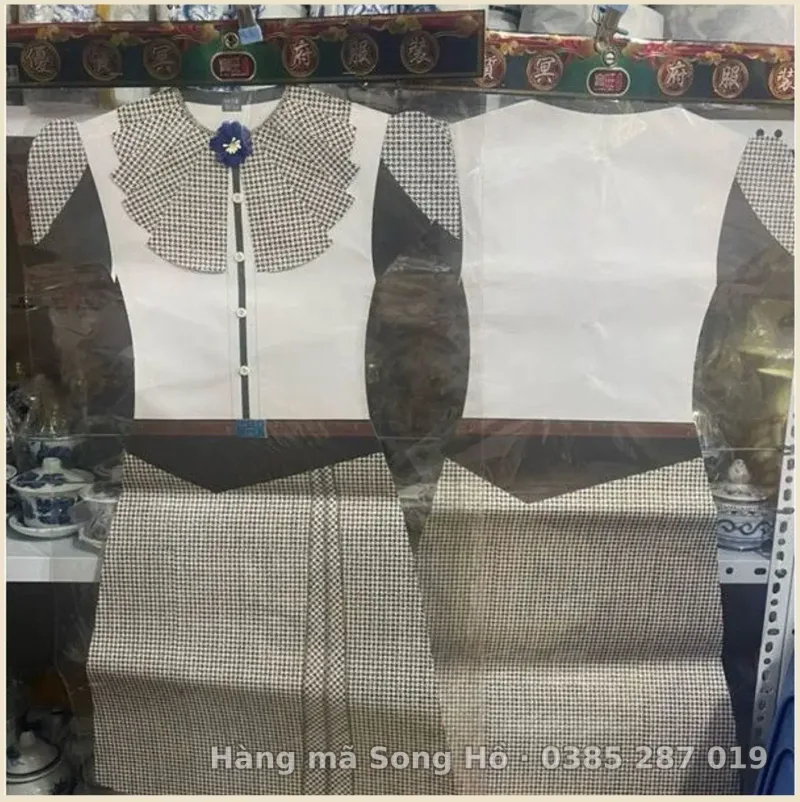 Váy dài nữ giấy vàng mã cao cấp (mầu ngẫu nhiên)