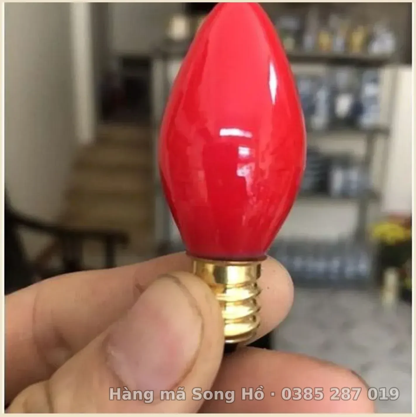 combo 5-10 Bóng đèn quả nhót dùng ban thờ(bóng đèn quả ớt đui e12)