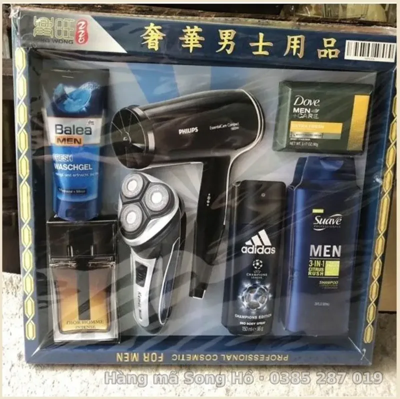 Bộ mỹ phẩm giấy vàng mã của nam loại đẹp(bộ mekup nam giơi hàng mã)