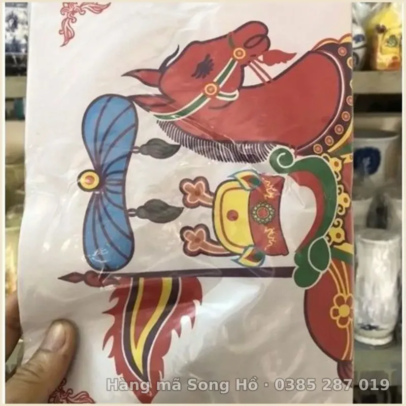 Tào Ngựa,tiền thần linh vàng mã (Cúng thay ông ngựa hàng mã)